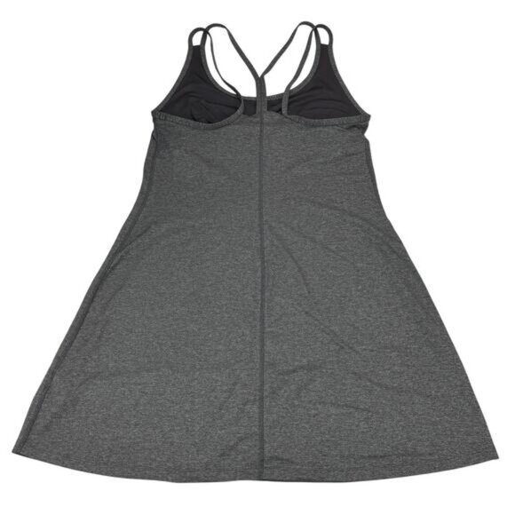 PATAGONIA Women's Latticeback Dress w/ Built-In Shelf Bra Size Medium Gray - Picture 4 of 6